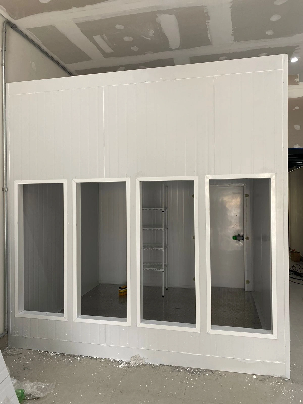 Câmara fria modular com visores de vidro - 4