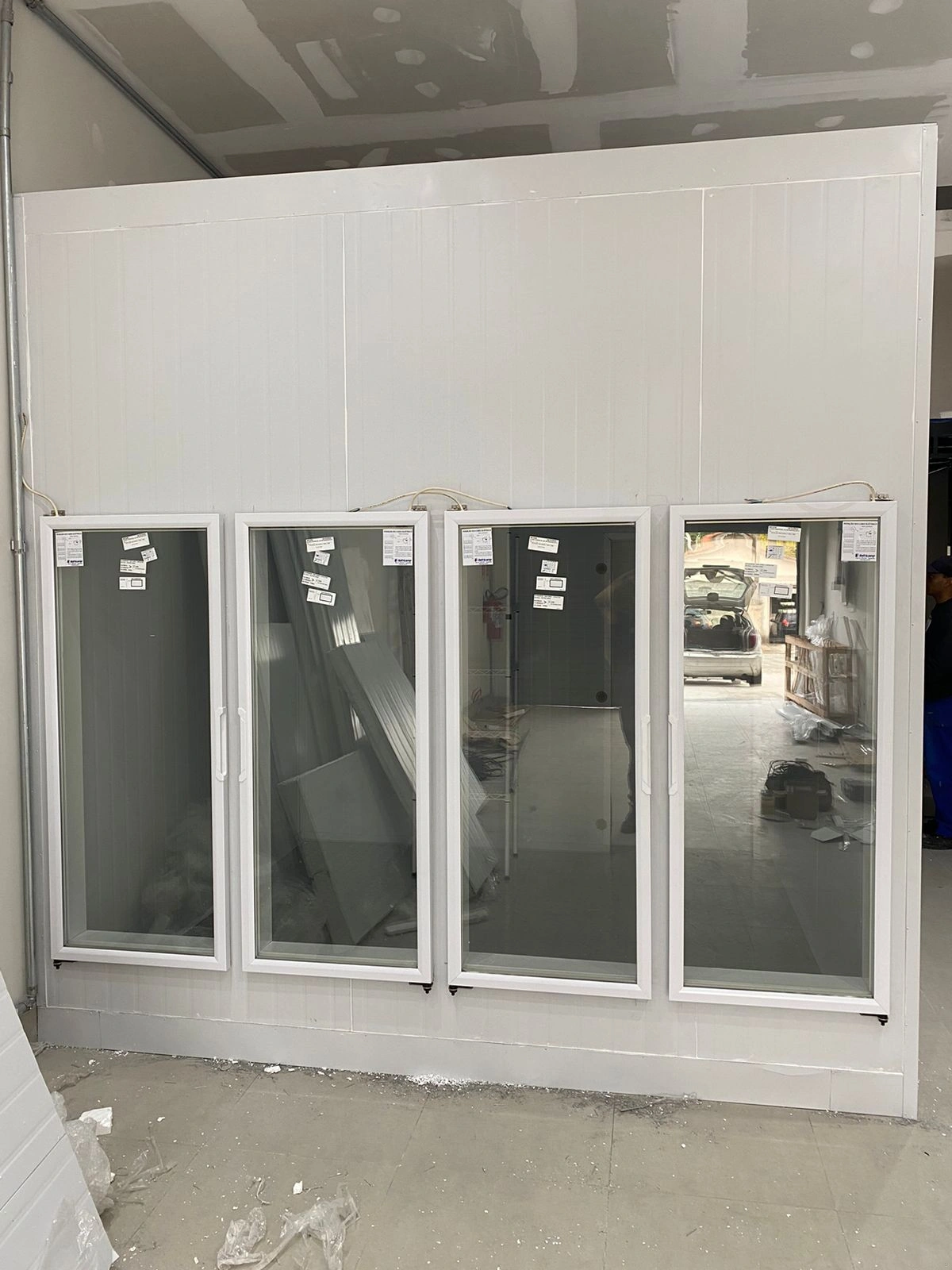 Cobertura com painel térmico - galpão industrial