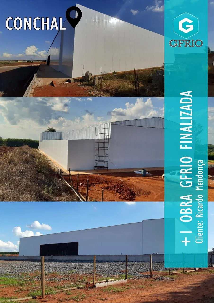 Obra de galpão - Conchal - Gfrio